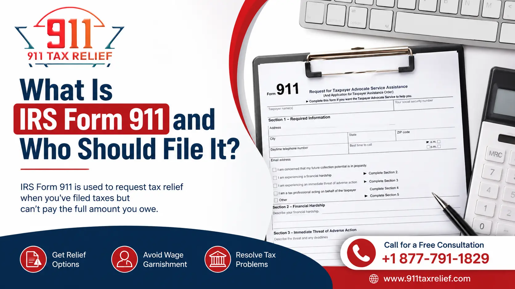 IRS Tax Form 911: What It Is and Who Should File It
